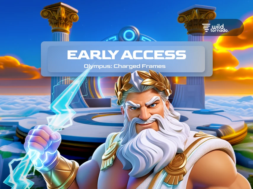 Olympus: Charged Frames slot game by Clawbuster available at WildTornado