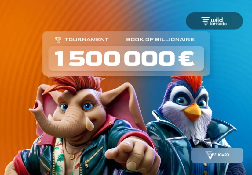Fugaso Book of Billionaire slot tournament with golden luxury theme and leaderboard rewards