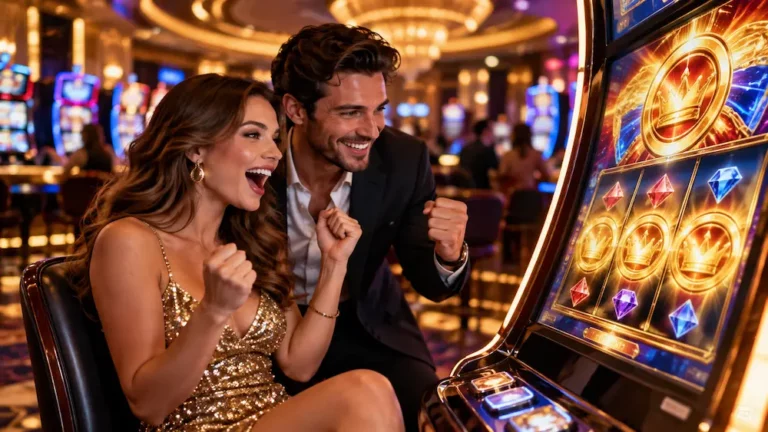 Online casino player exploring the Buy Bonus feature and free spins in a modern slot game.