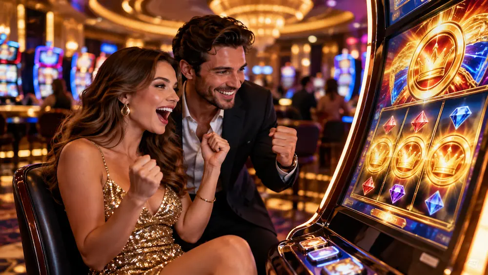 Online casino player exploring the Buy Bonus feature and free spins in a modern slot game.
